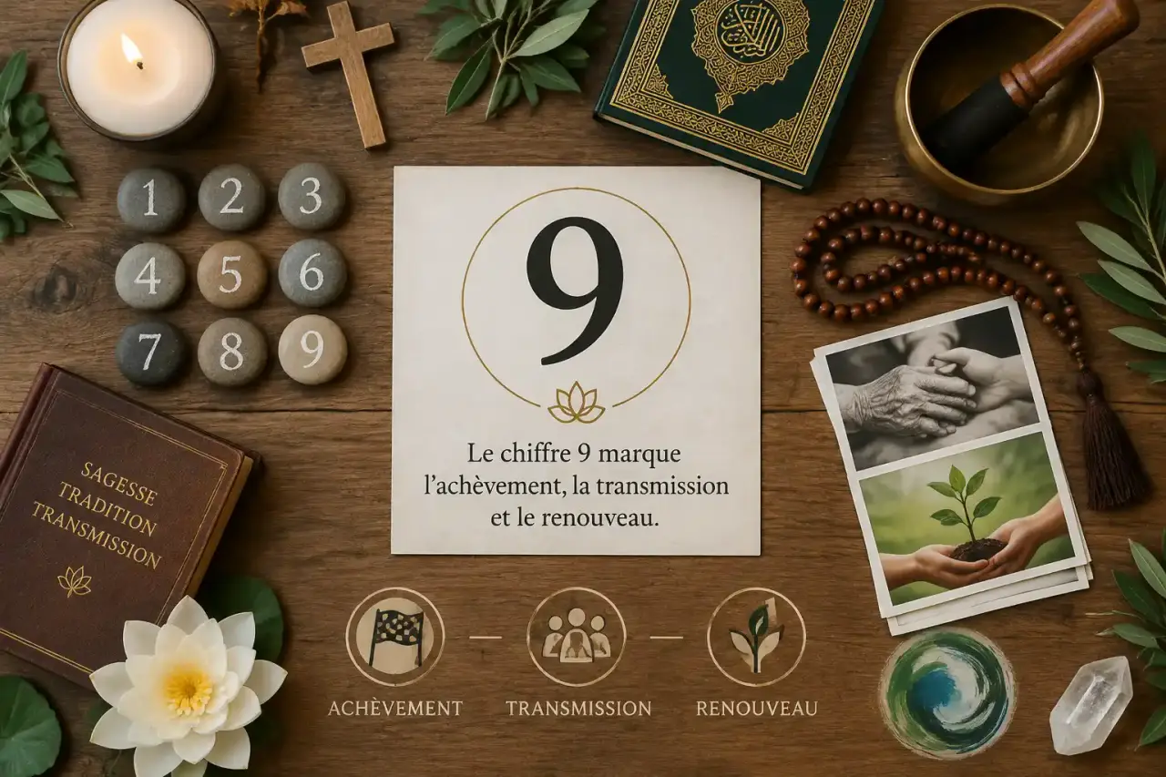 Le chiffre 9 marque l’achèvement, la transmission et le renouveau