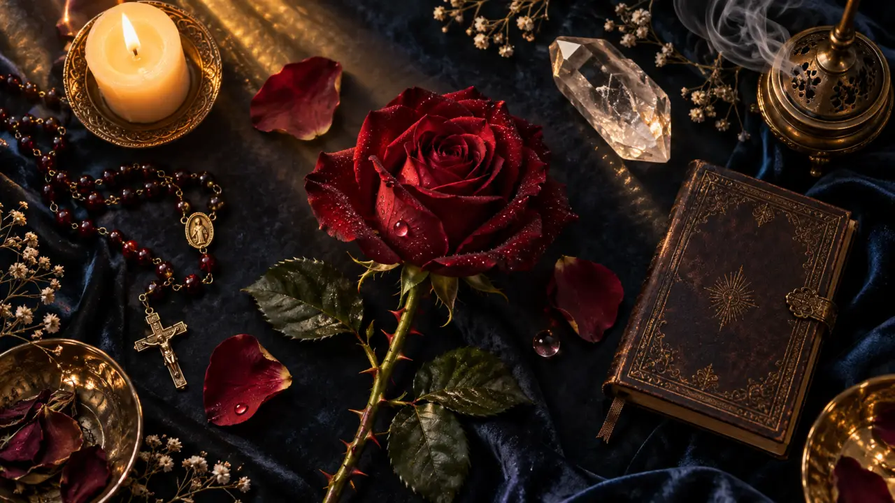 Rose mystique : pourquoi cette fleur relie amour, épreuve et éveil spirituel
