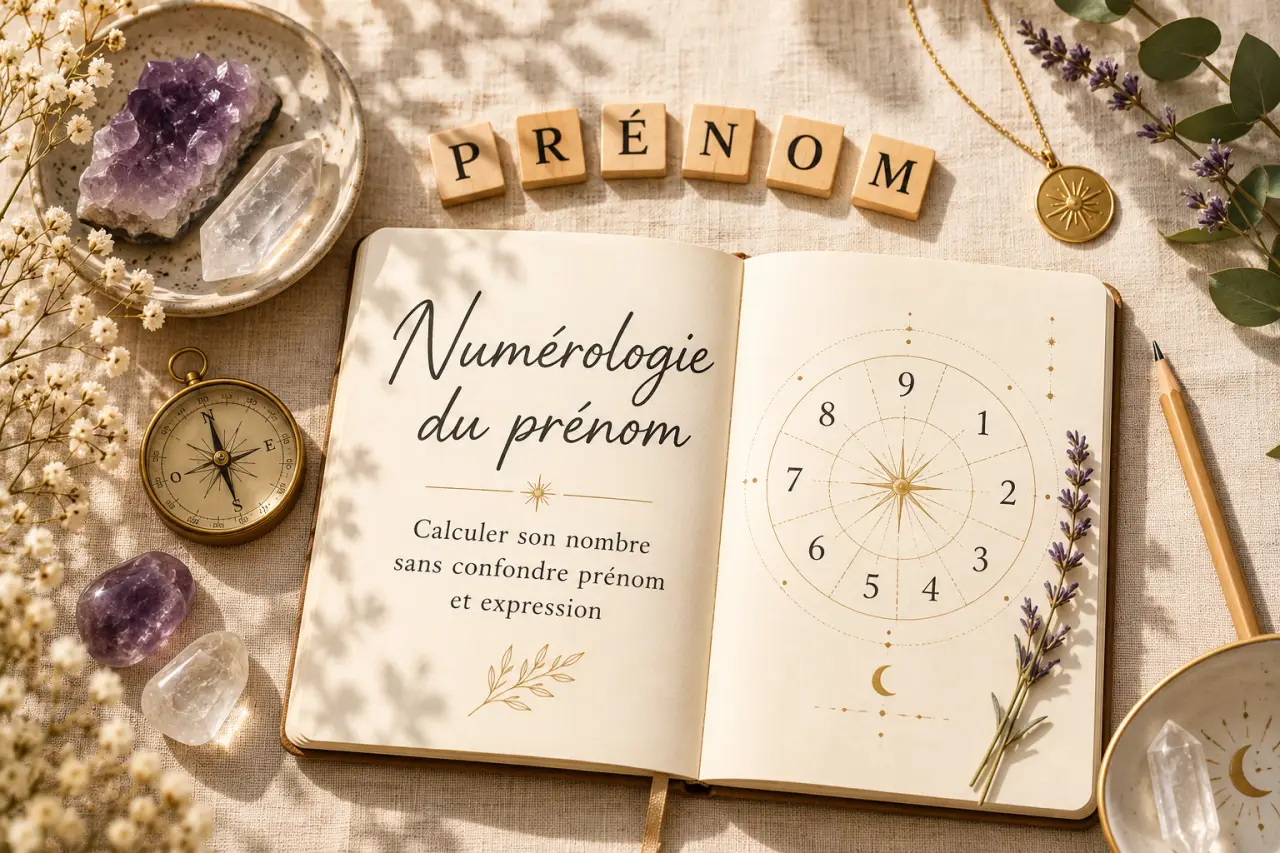 Numérologie du prénom : calculer son nombre sans confondre prénom et expression